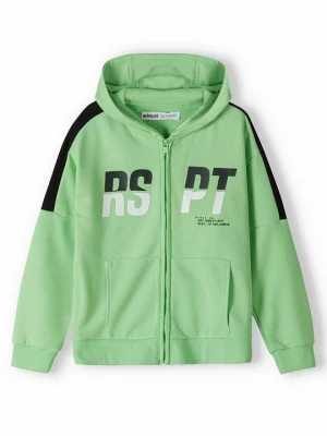 Obrázek produktu Mikina na zip MINOTI neonoově zelená