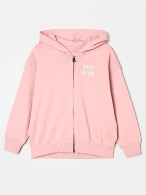 Obrázek produktu Mikina na zip Pepe Jeans světle růžová