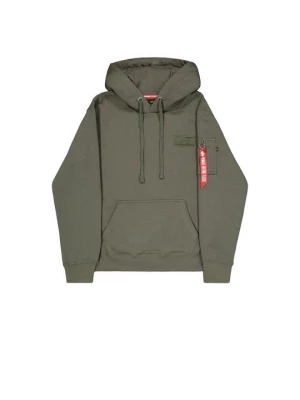 Obrázek produktu Mikina s kapucí Alpha Industries tmavě zelená