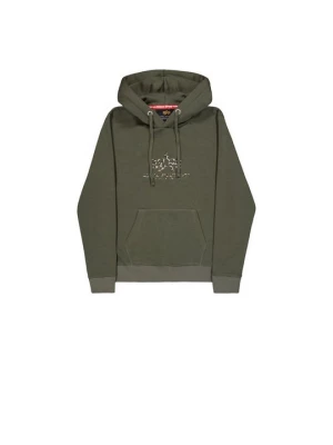 Obrázek produktu Mikina s kapucí Alpha Industries tmavě zelená