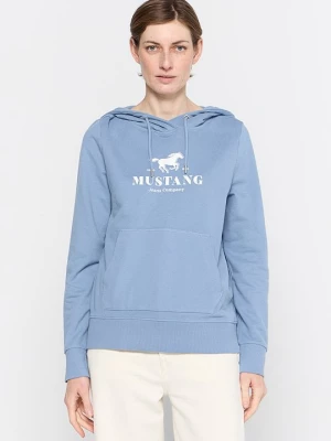 Obrázek produktu Mikina s kapucí Mustang světle modrá