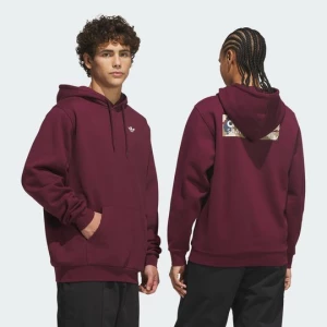Obrázek produktu MIKINA S KAPUCÍ SKATEBOARDING LOGO Adidas vínová