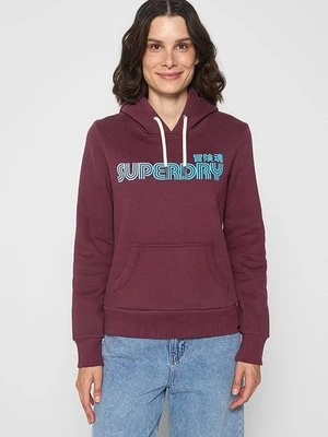 Obrázek produktu Mikina s kapucí Superdry fialová