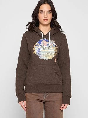 Obrázek produktu Mikina s kapucí Superdry hnědá