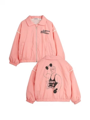 Obrázek produktu Mini Rodini Dětská bomber bunda Weight lifting růžová
