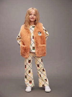 Obrázek produktu Mini Rodini Dětská vesta Mini Rodini Ritzratz oranžová