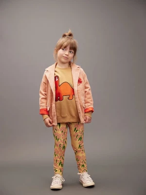 Obrázek produktu Mini Rodini Dětské legíny Mini Rodini Alpine flowers žlutá