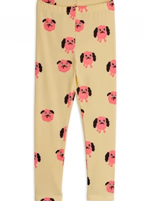 Obrázek produktu Mini Rodini Dětské legíny Mini Rodini Doggies žlutá