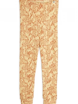 Obrázek produktu Mini Rodini Dětské legíny Mini Rodini Mini leopard žlutá