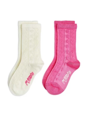Obrázek produktu Mini Rodini Dětské ponožky Mini Rodini 2-pack růžová
