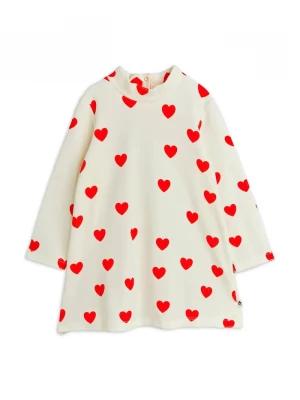 Obrázek produktu Mini Rodini Dětské velurové šaty Mini Rodini Hearts