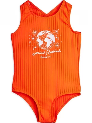 Obrázek produktu Mini Rodini jednodílné plavky dětské Society oranžová