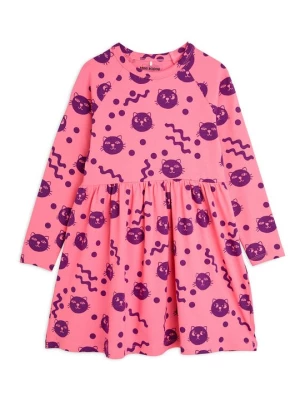 Obrázek produktu MINI RODINI Každodenní šaty Squiggly Cats 2515010628 Růžová Regular Fit