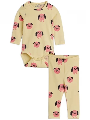 Obrázek produktu Mini Rodini Kojenecká sada Mini Rodini Doggies žlutá