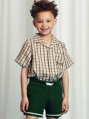Obrázek produktu Mini Rodini Košile Mini Rodini Gingham béžová