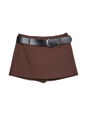 Obrázek produktu Minisukně Stradivarius tmavě hnědá