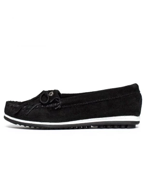 Obrázek produktu Minnetonka Mokasíny 'Kilty plus' černá / bílá