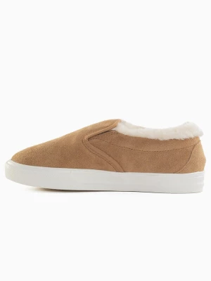 Obrázek produktu Minnetonka Slip on boty 'Wilder' krémová / světle hnědá