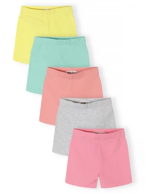 Obrázek produktu MINOTI Legíny tyrkysová / žlutá / šedý melír / oranžová / pink