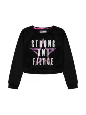 Obrázek produktu MINOTI Mikina pink / černá / stříbrná