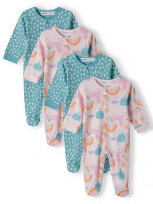 Obrázek produktu MINOTI Pyžamo azurová modrá / oranžová / pink / bílá