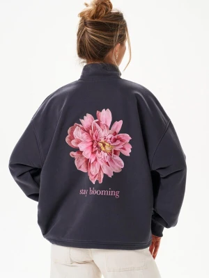 Obrázek produktu MIRONS Mikina 'Stay Blooming' grafitová