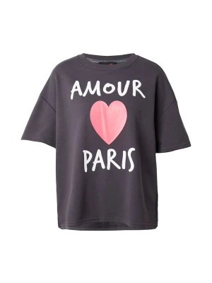 Obrázek produktu miss goodlife Mikina 'Amour Paris' antracitová / jasně červená / bílá