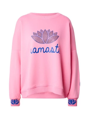 Obrázek produktu miss goodlife Mikina 'Namaste' modrá / růžová / stříbrná