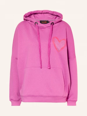 Obrázek produktu Miss Goodlife Mikina S Kapucí S Ozdobnými Kamínky růžová / neonově růžová