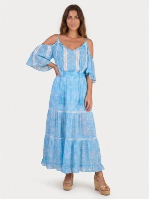 Obrázek produktu Miss June Šaty 'Robe Longue Karena' svítivě modrá