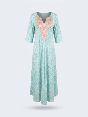 Obrázek produktu Miss June Šaty 'Robe Longue Naomi' tyrkysová