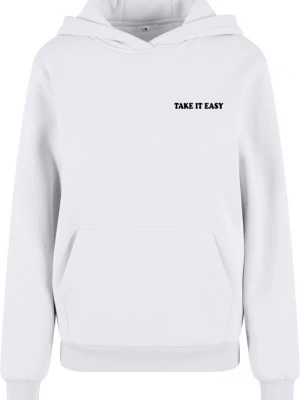 Obrázek produktu Miss Tee Mikina 'Take It Easy' oranžová / eosin / černá / bílá