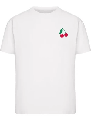 Obrázek produktu Miss Tee Tričko 'Cherry Blossom' zelená / starorůžová / červená třešeň / přírodní bílá