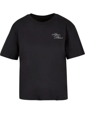 Obrázek produktu Miss Tee Tričko 'Give A Damn' šedobéžová / růže / černá / bílá