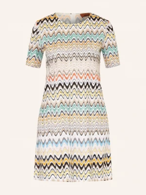 Obrázek produktu Missoni Pletené Šaty béžová / petrolejová / černá