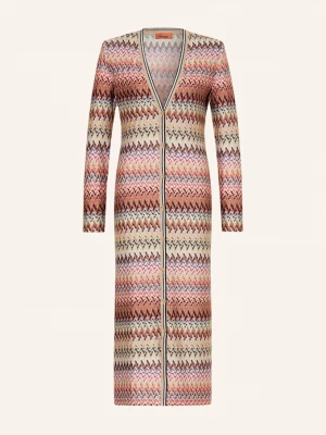 Obrázek produktu Missoni Pletený Kardigan bílá / hnědá / žlutá