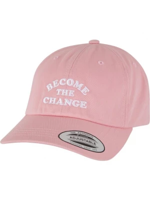 Obrázek produktu Mister Tee Čepice 'Become Change' růžová / bílá