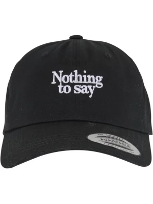 Obrázek produktu Mister Tee Kšiltovka 'Nothing To Say' černá / bílá