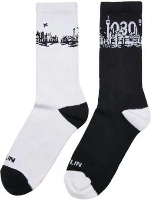 Obrázek produktu Mister Tee Ponožky 'Major City' černá / bílá