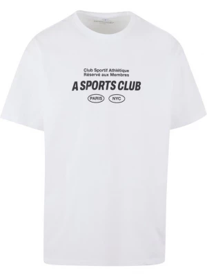 Obrázek produktu Mister Tee Tričko 'A Sportsclub' černá / bílá