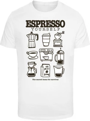 Obrázek produktu Mister Tee Tričko 'Espresso Yourself Coffee' černá / bílá