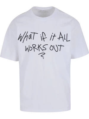 Obrázek produktu Mister Tee Tričko 'It All Works Out Wording' černá / bílá