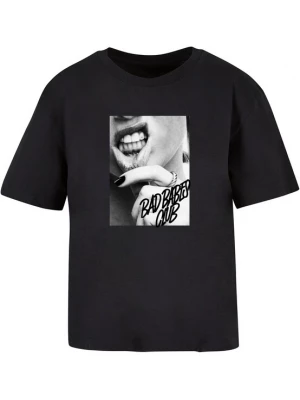 Obrázek produktu Mister Tee Tričko 'Lip Tattoo' šedá / tmavě šedá / černá