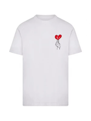 Obrázek produktu Mister Tee Tričko 'Love Türkiye Sign' červená / černá / bílá