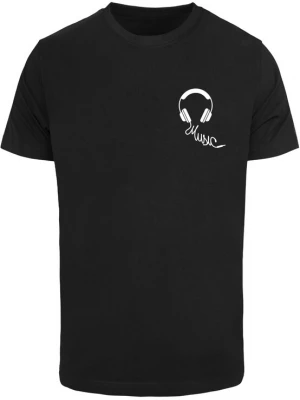 Obrázek produktu Mister Tee Tričko 'Melodic' černá / bílá