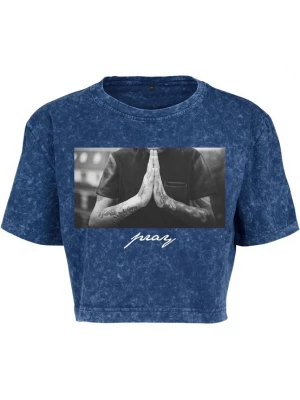 Obrázek produktu Mister Tee Tričko 'Pray' tmavě modrá / šedá / černá