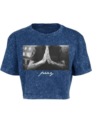 Obrázek produktu Mister Tee Tričko 'Pray' tmavě modrá / šedá / černá