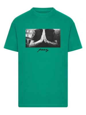 Obrázek produktu Mister Tee Tričko šedá / zelená / černá