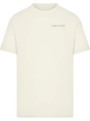 Obrázek produktu Mister Tee Tričko 'Take It Easy Plants' béžová / zelená