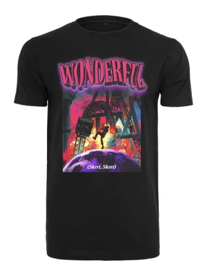 Obrázek produktu Mister Tee Tričko 'Wonderful'  svítivě žlutá / svítivě fialová / svítivě růžová / černá